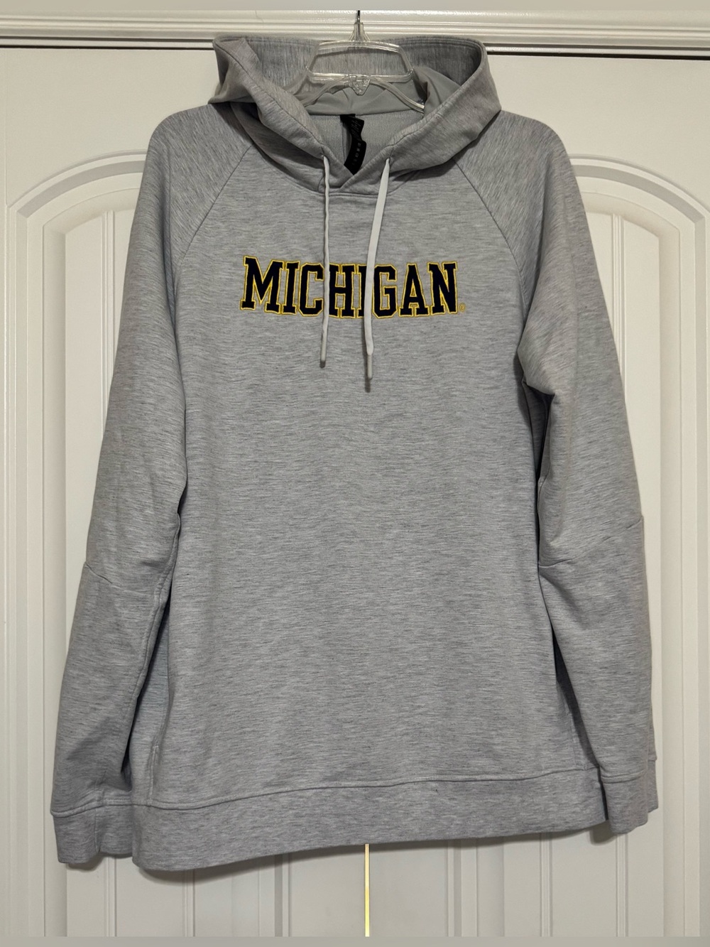 Lululemon Michigan Wolverines Men's Grey Steady State Hoodie Size XL
